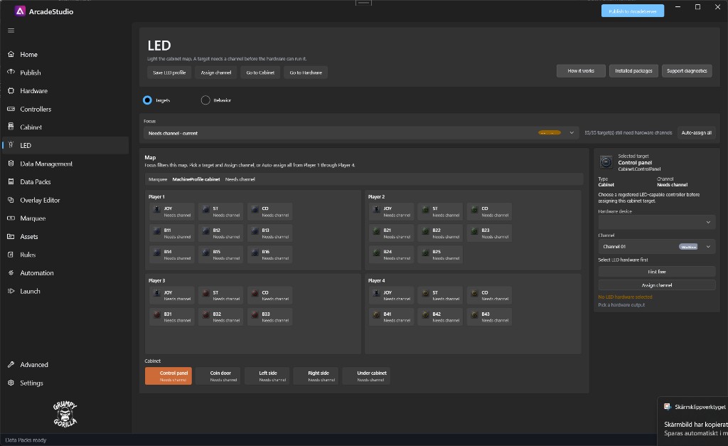 ArcadeStudio Data Management